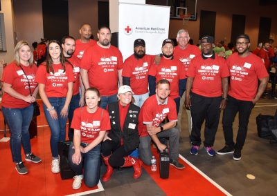 Group photo from American Red Cross smoke detector installation